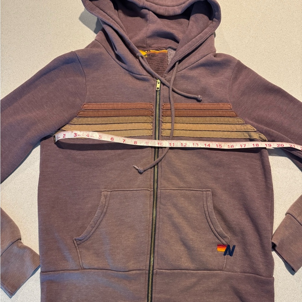 🌈 Aviator Nation Hoodie with Neutral Accents XS EUC